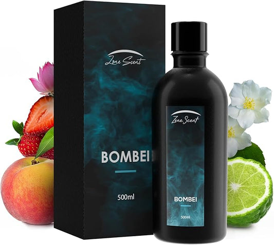 BOMBEI Luxury Essential Oil for Diffusers - Fruity Floral Aromatherapy with Peach, Jasmine & Musk - Elegant Scent for a Sophisticated Home ZoneScent