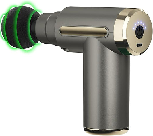cotsoco Massage Gun Deep Tissue for Pain Relief with 4 Massage Heads & 6 Speeds, Electric Mini Handheld Body Massager for Any Pain Relief, Best Gifts for Dad and Mom - Bloomnest