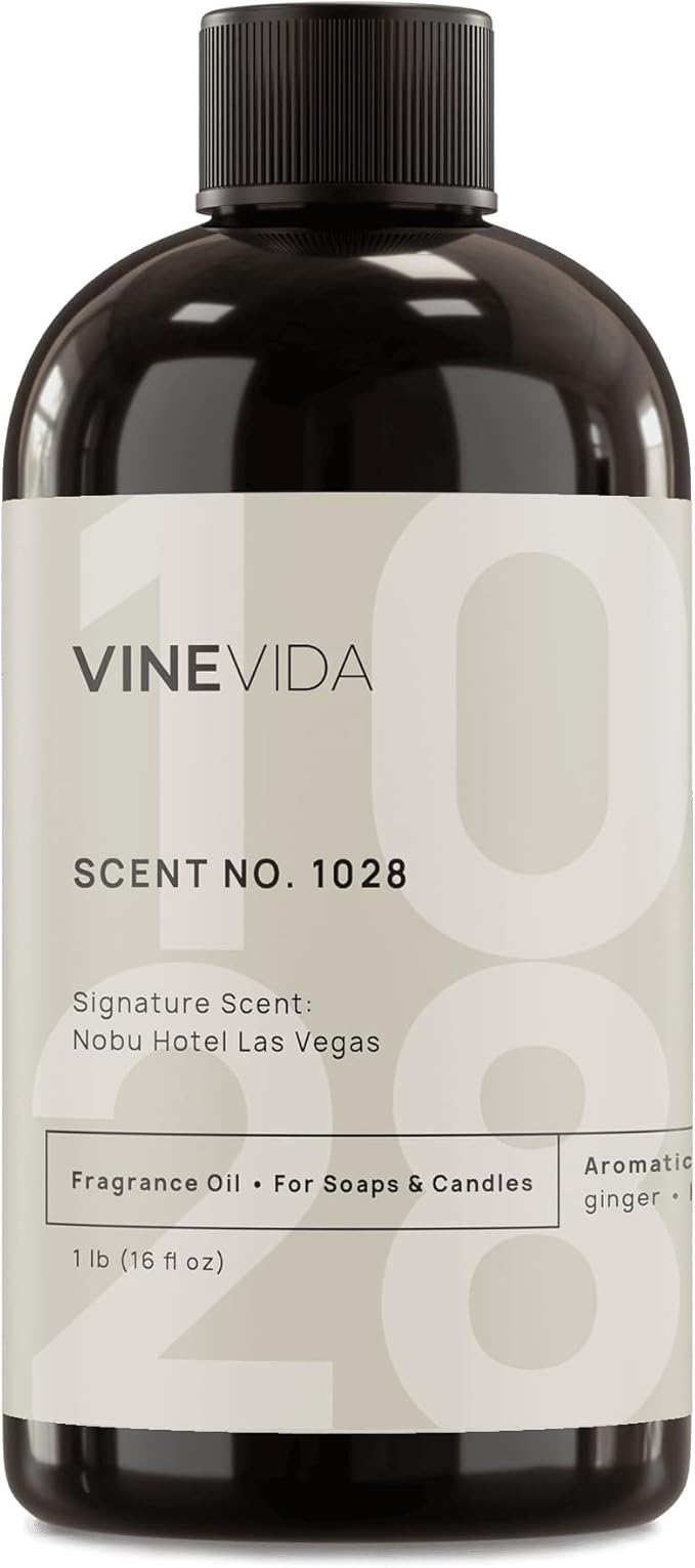 VINEVIDA Scent NO. 1028 Fragrance Oil for Cold Air Diffusers - 16oz (1lb) - Inspired by Nobu Hotel Las Vegas - Hotel Scents for Home - Diffuser Oil VINEVIDA