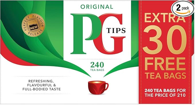 Pg Tips Tea Bags, 240 Count, Pack of 2 - Bloomnest