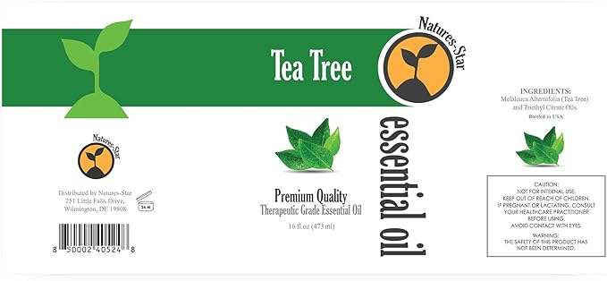 16oz - Bulk Size Tea Tree Essential Oil (16 Ounce Total) - Therapeutic Grade Essential Oil - 16 Fl Oz Bottle - Bloomnest