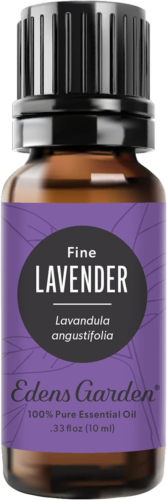 Edens Garden Lavender- Fine Essential Oil- 100% Pure Premium Grade, Undiluted, Natural, Therapeutic, Aromatherapy, The Best for Diffuser, Candle, Humidifiers, Kid Safe 10 ml (.33 fl oz) EdensGarden