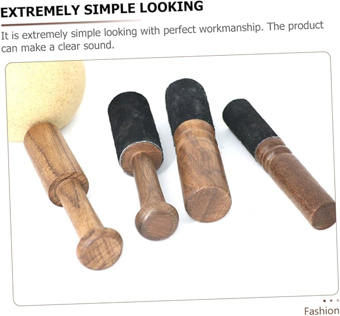 Beaupretty 2Pcs Sound Bowl Mallet Wooden Tibetan Knocking Rod for Meditation Durable Striker for Singing Bowls for Relaxation Healing Various Settings - Bloomnest