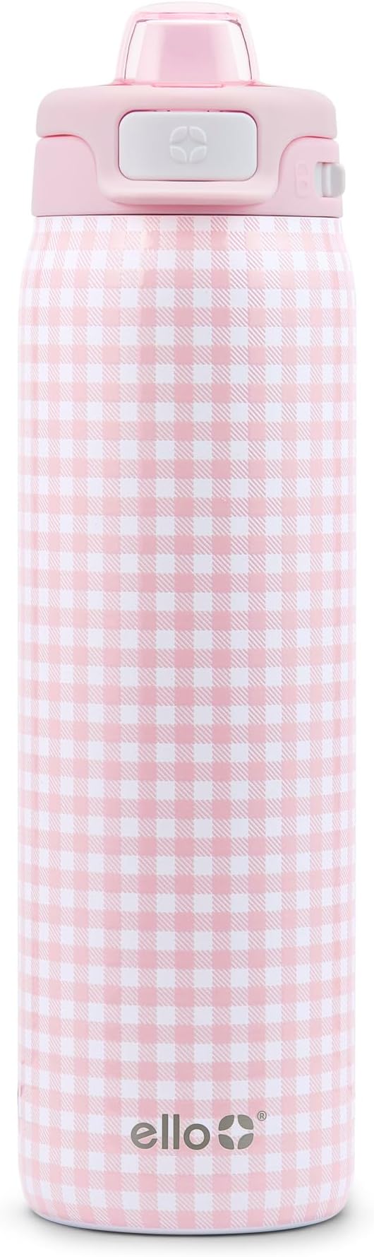 Ello Pop & Fill Insulated Stainless Steel Water Bottle with Quick Fill Lid, Leakproof Locking, Sip or Chug Spout, BPA-Free, Double Wall Vacuum Insulated for Sports, Travel & School- 22oz / 32oz / 40oz Ello