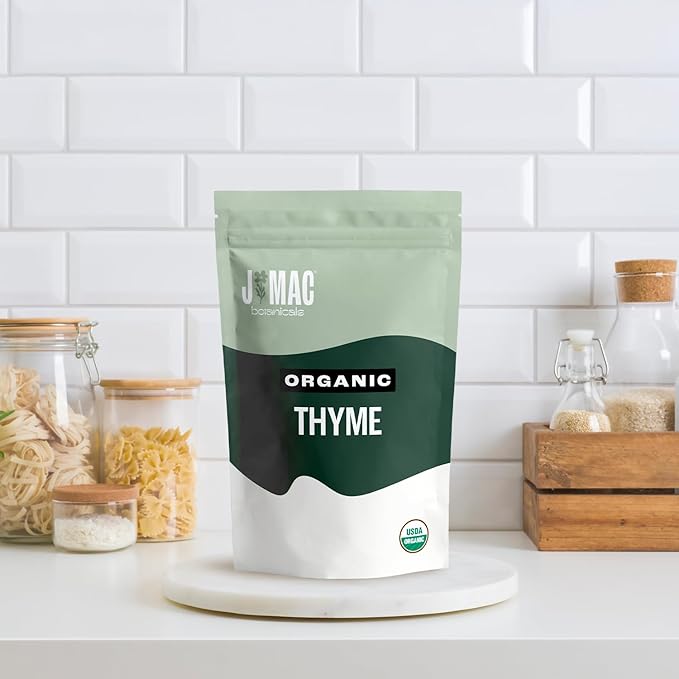 J Mac Botanicals Organic Thyme - 4 oz - Bloomnest