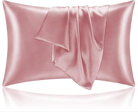 BEDELITE Satin Pillowcase for Hair and Skin, Super Soft and Cooling Similar to Silk Pillow Cases 2 Pack with Envelope Closure, Gift for Women Men(20"x36" King Size, Nostalgia) - Bloomnest