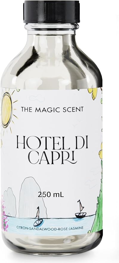 The Magic Scent Hotel Di Capri Hotel Scent Diffuser Oil - Cold-Air & Ultrasonic Fragrance Oil for Diffuser - HVAC scents Inspired by Capri, Italy - Essential Oils for Diffusers - 8.5 fl oz, 250 mL - Bloomnest