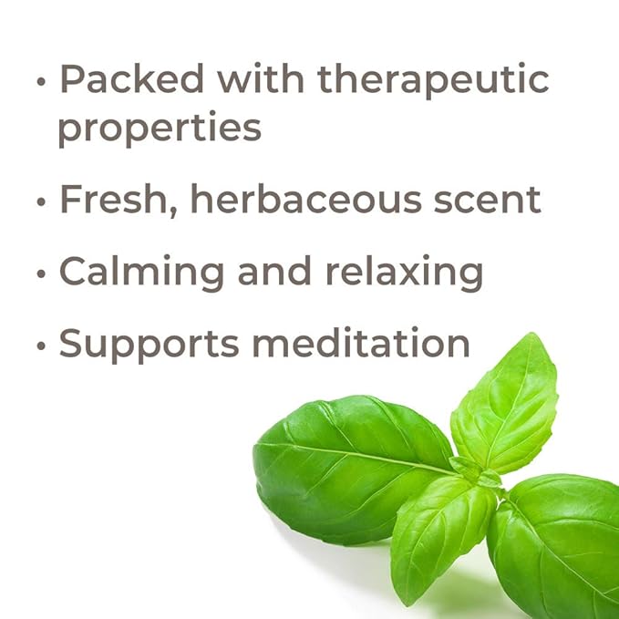 Plant Therapy USDA Certified Organic Basil Linalool Essential Oil 10 mL (1/3 oz) 100% Pure, Therapeutic Grade - Bloomnest