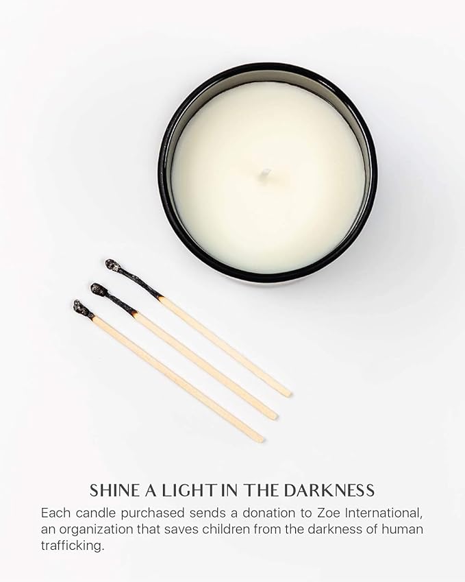 Benevolence LA Oud Wood Christmas Scented Candles | Soy Candles, Black Candle for Home | Holiday Candle Gifts for Women and Men | Home Fragrance | Aromatherapy | 8oz, 45 Hour Burn - Bloomnest