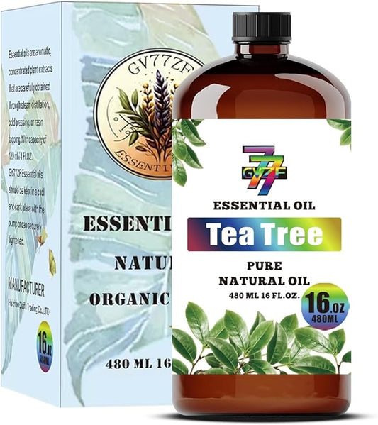Tea Tree Essential Oil (16 oz/480 ml) — Tea Tree Oils for Aromatherapy, diffusers, humidifiers, Home fragrances, DIY Skin Care, Soap Making, DIY Candle, Yoga, and Meditation - Bloomnest