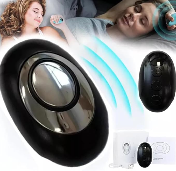 Neurocontrol Dispositivo para Ansiedad, Sleep Aid Device for Improved Mood and Focus Attention, Hand Held Nighttime, Easy to Carry (Black, 1Pcs) Bloomnest