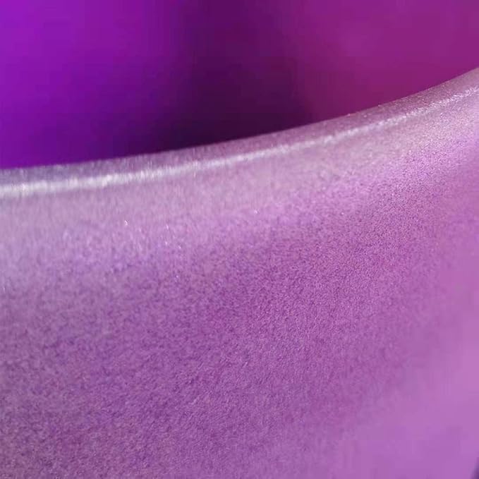 Hye-eun 8 Inch B Note Purple Quartz Crystal Singing Bowl 432hz Crown Chakra Sound Healing With Carrying Case for Yoga - Bloomnest