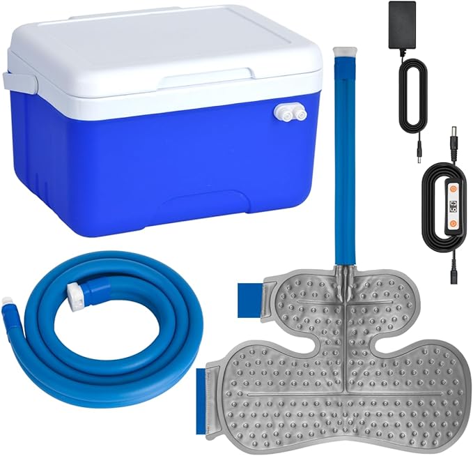 Shoulder Ice Machine Rotator Cuff Cold Therapy, Ice Machine for Shoulder After Surgery Post-Surgery Care, Timer, Compression Pad 9-Quart - Bloomnest