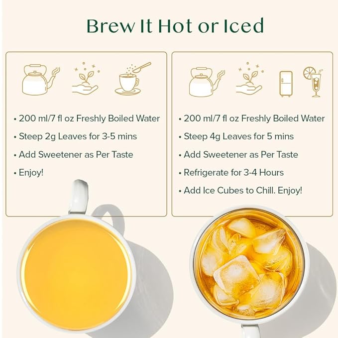 VAHDAM, Turmeric Saffron Herbal Tea Loose Leaf 100g (50 Cups, 3.5oz) Blend Of Turmeric Tea, Saffron Tea & Fresh Spices | Whole Loose-Leaf Tisane | Vacuum Sealed for Freshness - Bloomnest