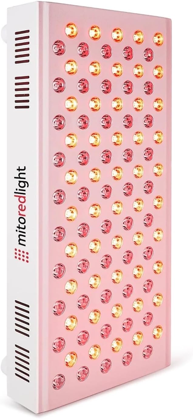 Mito Red Light – MitoMID 2.0 Red Light Panel – Red Light Therapy for Face and Neck – Red Light & Near Infrared Red Light Therapy – At-Home Red Light Therapy for Body MitoRedLight