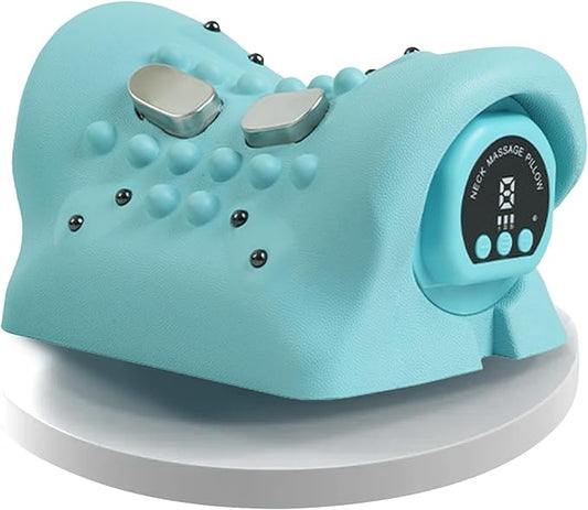 Neck Massager for Pain Relief Deep Tissue,9 Modes Electric Neck and Shoulder Relaxer Pillow,Massager with Heat for Pain Relief and Muscle Relax - Bloomnest