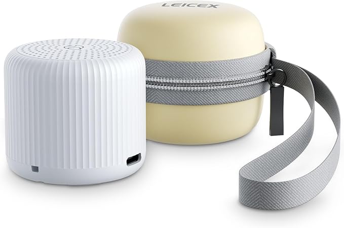 Portable Sound Machine + Travel Case, Mini White Noise Machine for Sleeping & Travel Case - Bloomnest