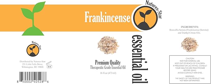 Frankincense Essential Oil (16 Ounce Bottle) Therapeutic Grade 16oz - Bulk Size - Bloomnest
