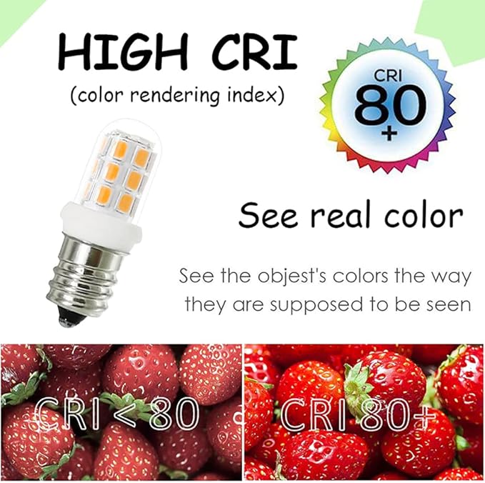 Led Night Light Bulbs C7 E12 Candelabra Light Bulbs 15Watt Halogen Replacement 3000K Warm White Light for Chandelier, Salt Lamp Bulb, Pack of 8 - Bloomnest