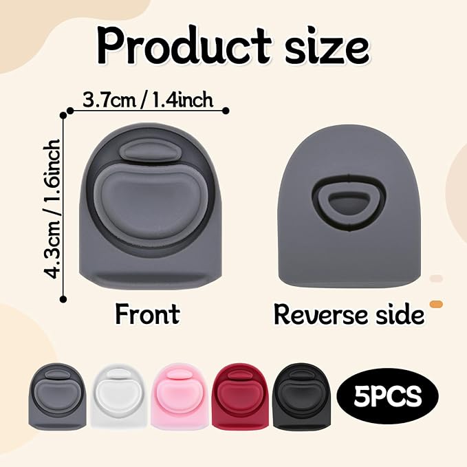 5pcs Replacement Stopper Seal Compatible with Owala FreeSip 24oz 32oz,Water Bottle Lid Insert Cap Rubber Seal Parts for Owala 16/19/24/32/40oz Spout Gasket Mouth piece Accessories F8 Frokolla