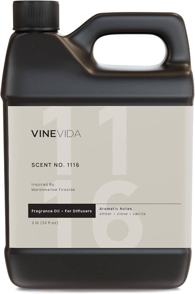 VINEVIDA [32 Fl Oz] Scent NO. 1116 Fragrance Oil for Cold Air Diffusers, Aromatic Notes of Amber Clove Vanilla, Essential Oils for Diffuser Oil Refill & Air Freshener Room Spray - Bloomnest