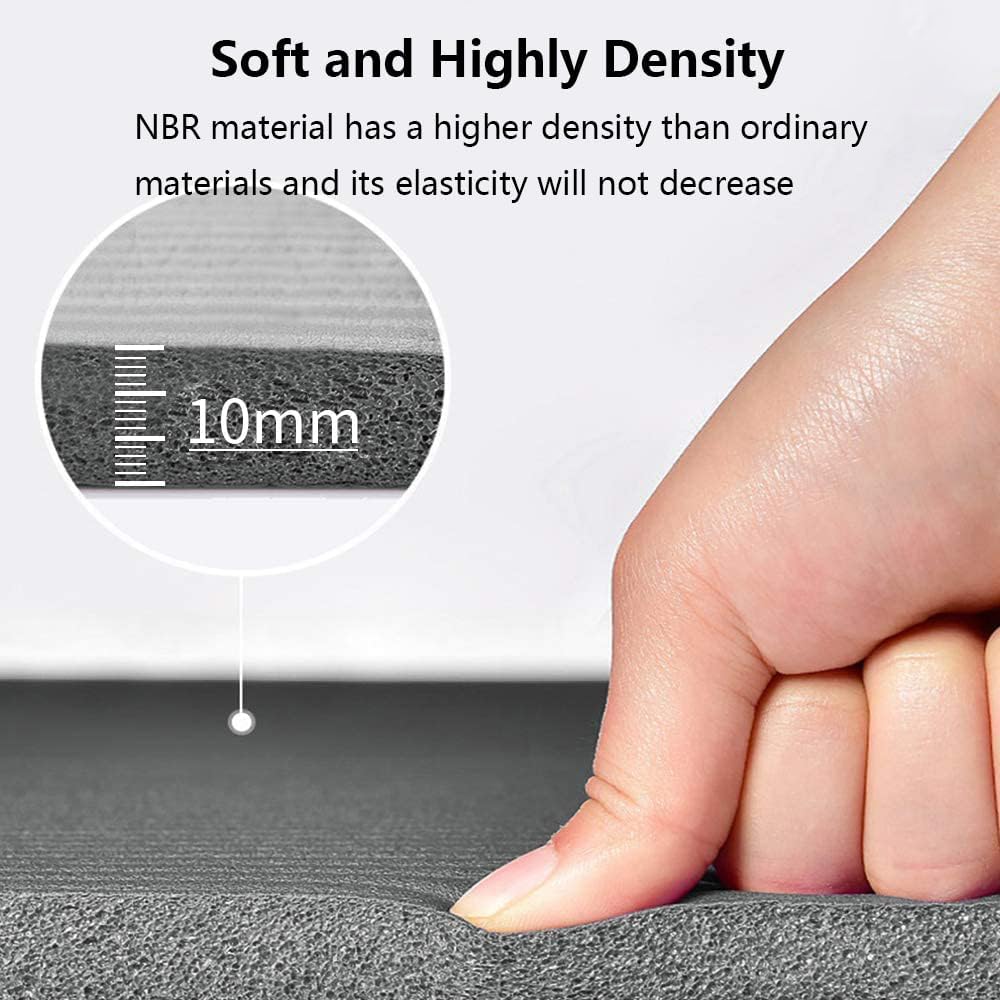 LFS Yoga Mat 72.8" x 31.5" x 2/5 inch Thick With Strap and Bag, Extra Wide Workout Mat for Women and Men, Non Slip Exercise Mat for Home Outdoor Yoga, Pilates, Stretching, Floor & Fitness Workouts