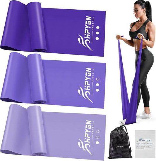 Resistance Bands, Exercise Bands, Physical Therapy Bands for Strength Training, Yoga, Pilates, Stretch Elastic Band with Different Strengths, Workout Bands for Home Gym - Bloomnest