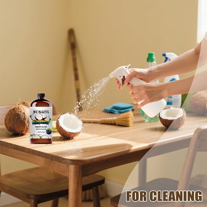 Coconut Essential Oil, Coconut Oil 16 Fl Oz 480ML for Diffuser Humidifier Yoga Cleaning DIY Candle Soap Making Essential Oils - Bloomnest