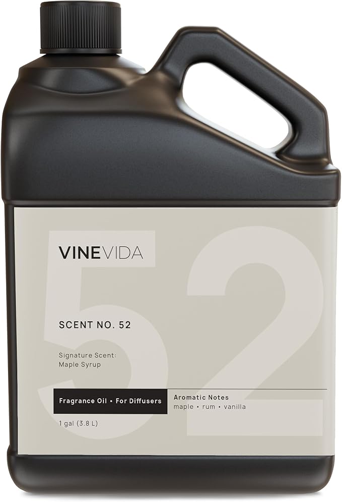 VINEVIDA [128 Fl Oz] Maple Syrup Fragrance Oil for Cold Air Diffusers, Essential Oils for Diffuser Oil Refill & Air Freshener Room Spray - Bloomnest