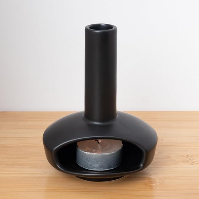 Handcrafted Mini Ceramic Chiminea Palo Santo Holder – Unique Incense Stick Burner for Meditation, Yoga, and Aromatherapy – Perfect Home Decor Accessory for Personal Rituals and Mindfulness Practices - Bloomnest