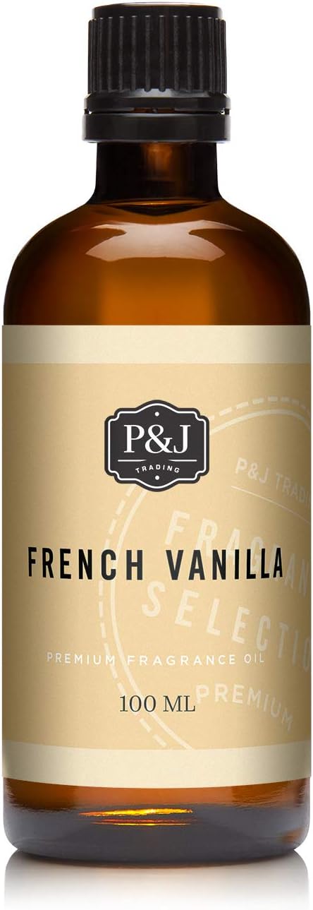 P&J Trading Fragrance Oil | French Vanilla Oil 100ml - Candle Scents for Candle Making, Freshie Scents, Soap Making Supplies, Diffuser Oil Scents PJTrading