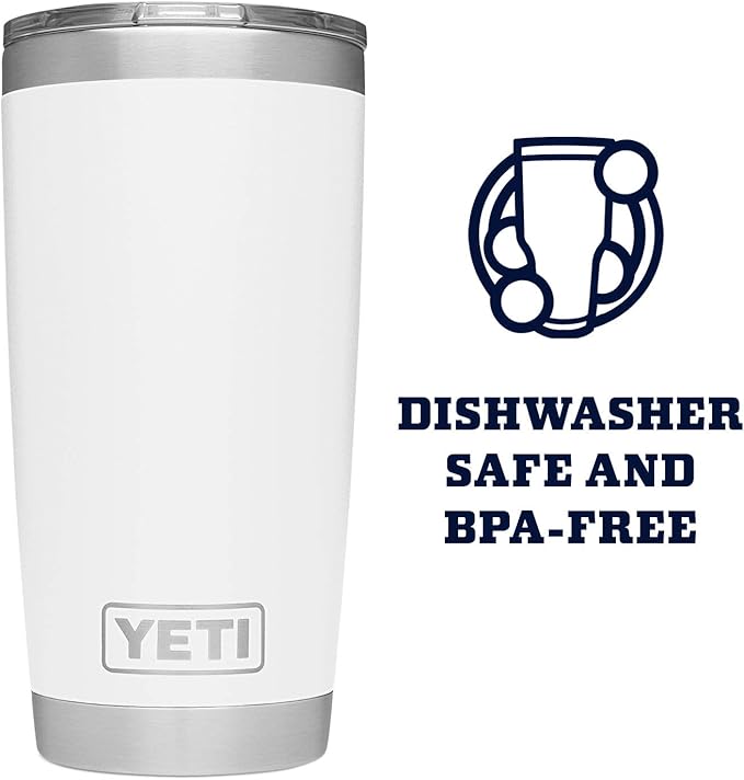 YETI Rambler 20 oz Stainless Steel Vacuum Insulated Tumbler w/MagSlider Lid - Bloomnest