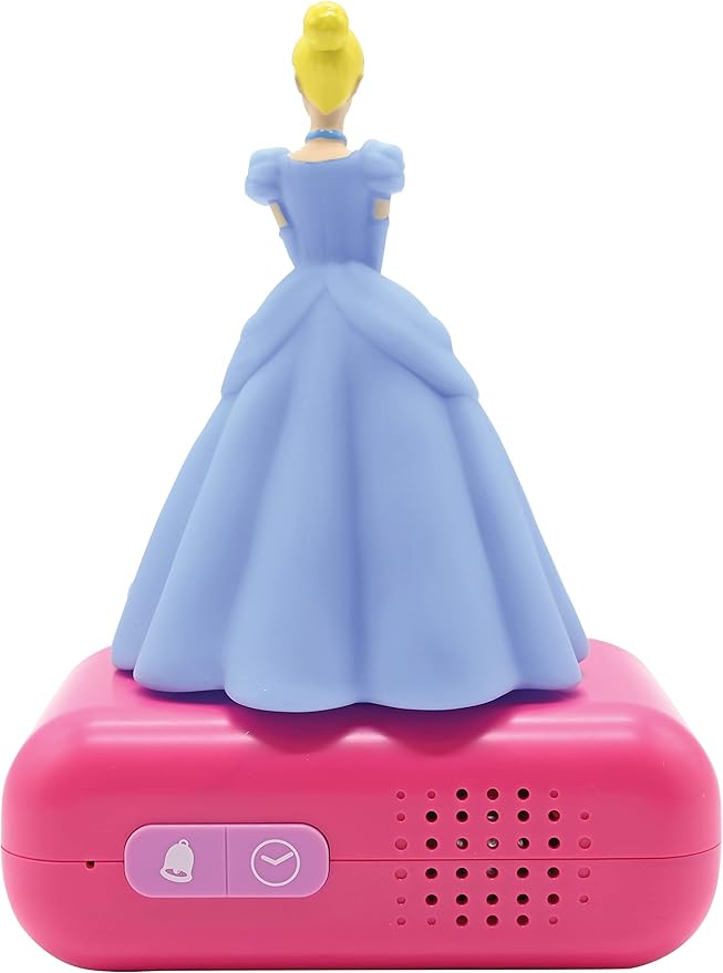 LEXiBOOK - Disney Princess Digital Alarm Clock for Kids with Night Light Snooze, Childrens Clock, Luminous Disney Princess, Pink Colour - RL800DP - Bloomnest