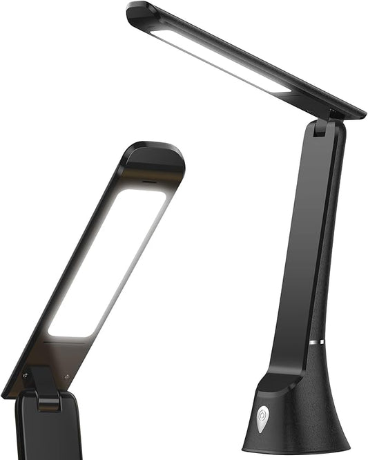 Light Therapy Lamp, 10000 LUX UV-Free LED Sunlight Light, Full Spectrum Mood Light Hayyp Lamp, Touch Control Desk Lamp with Night Light Function Work Office Home -Black - Bloomnest