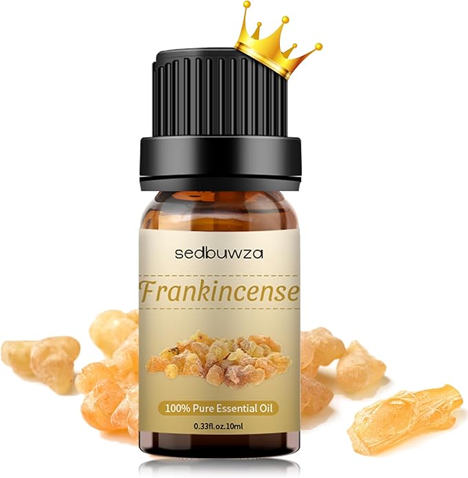 Sedbuwza Frankincense Essential Oil, Pure Organic Frankincense Fragrance Oil for Diffuser, Humidifier, Soap, Candle, Perfume Sedbuwza
