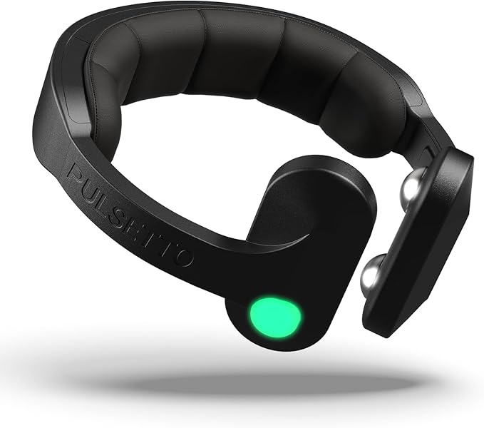 Pulsetto FIT Wellness Wearable with Vagus Nerve Support – Patented Neuro Technology for Relaxation, Stress Balance, Focus, and Restful Sleep Pulsetto