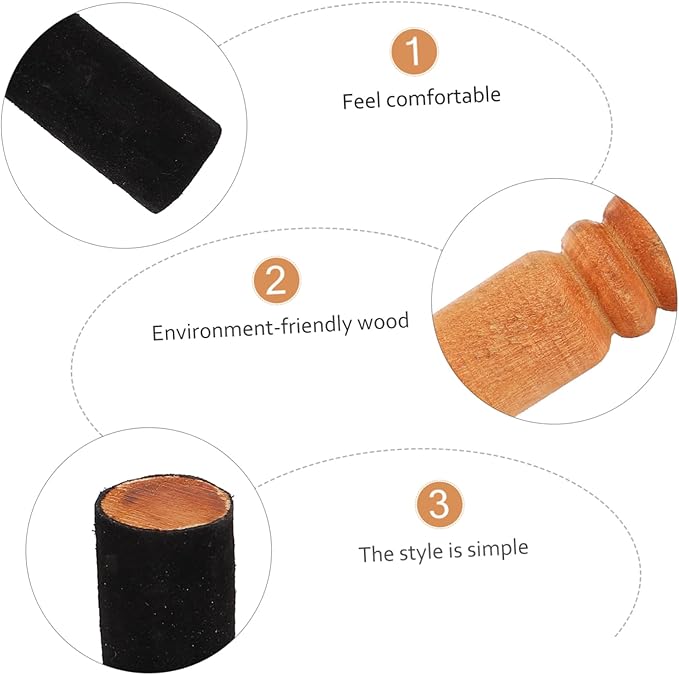 Beaupretty Singing Bowl Mallet Stick for Meditation Nepalese Buddha Striker for Sound Healing and Relaxation Durable PU Material Creates Melodious Sound - Bloomnest