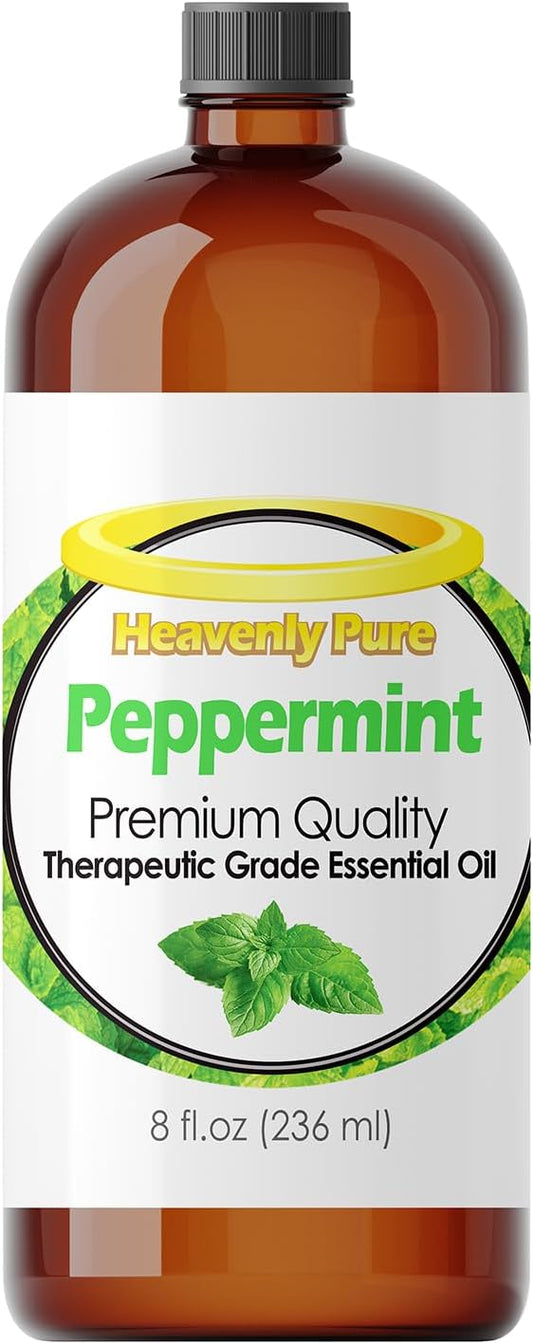 Peppermint Essential Oil Pure & Natural Sweet (8 Oz Bulk Size) - Bloomnest