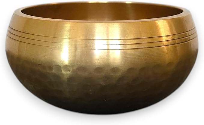 4" Hand-Hammered Tibetan Singing Bowl Set – Includes Wooden Mallet, Handmade Cushion & Hand-Stitched Case – Meditation, Sound Healing & Yoga Tool – Made in Nepal - Bloomnest