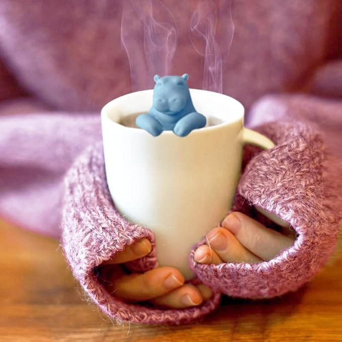 Animal cute tea infuser tea diffusers for loose tea cute, Cute Loose Leaf Tea Steeper Set For Mug Or Cup, Tea Accessories For Tea Lovers