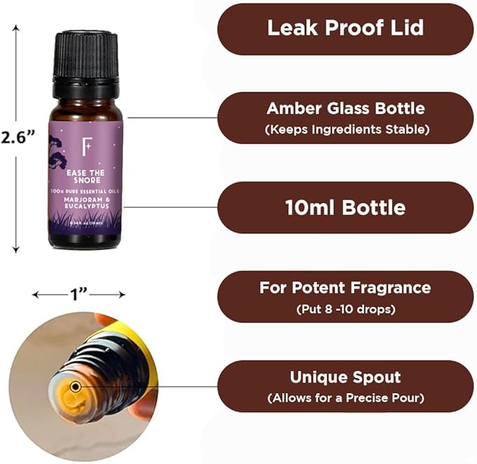 Folkulture Essential Oils for Home | Set of 5 (0.34 fl oz x 5) Vanilla Essential Oil or Lavender Diffuser Oils for Relaxation | Chamomile Essential Oil or Eucalyptus Oil Scents - Bloomnest
