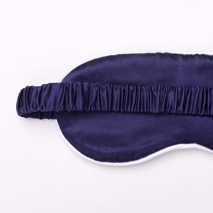 Silk Sleep Mask Light Blocking Luxury 100% Mulberry 19mm Silk Eye Mask Eye Cover Blindfold Ultra Soft Light & Comfy Anti Aging Skin Care with Travel Bag Gift Package - Bloomnest