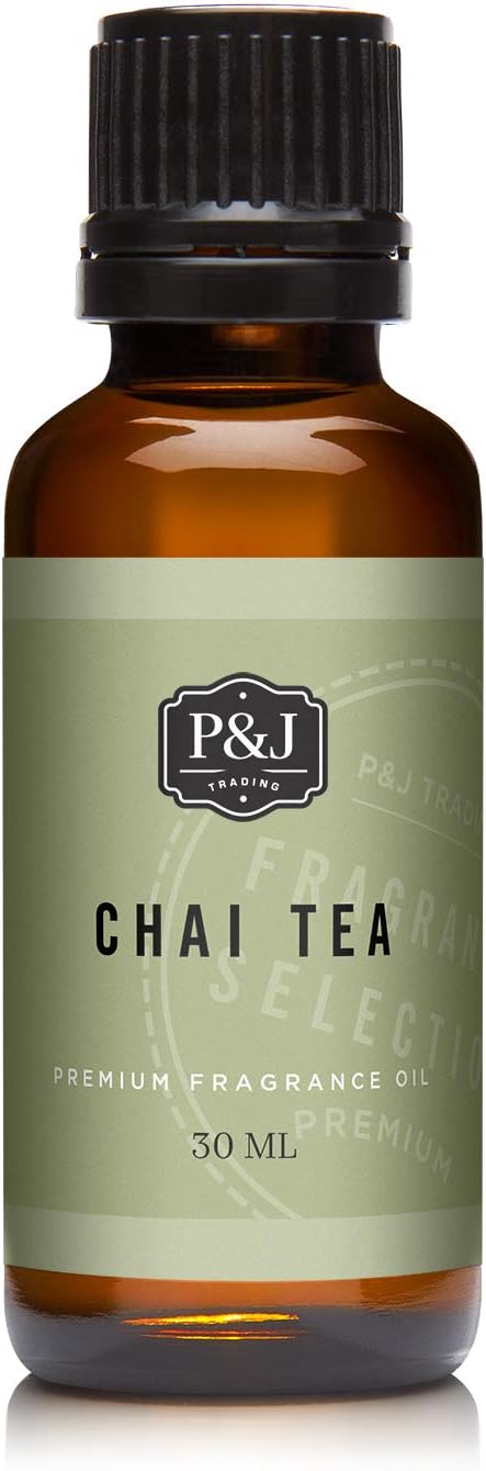P&J Trading Fragrance | Chai Tea Oil 30ml - Candle Scents for Candle Making, Freshie Scent, Soap Making Supplies, Diffuser Oil Scents PJTrading