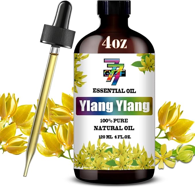 Ylang Ylang Essential Oil (4 oz / 120 ml) – Ylang Ylang Oils for diffusers, humidifiers, Home Baths, Cleaning Products, Yoga, DIY Soaps and DIY Scented Candles - Bloomnest