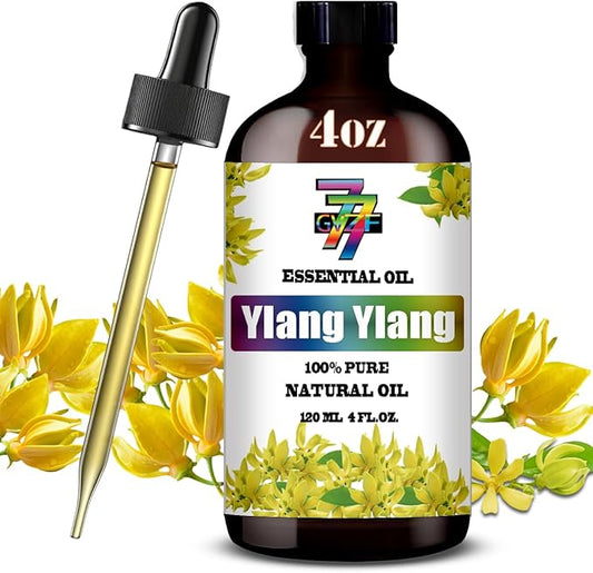 Ylang Ylang Essential Oil (4 oz / 120 ml) – Ylang Ylang Oils for diffusers, humidifiers, Home Baths, Cleaning Products, Yoga, DIY Soaps and DIY Scented Candles - Bloomnest