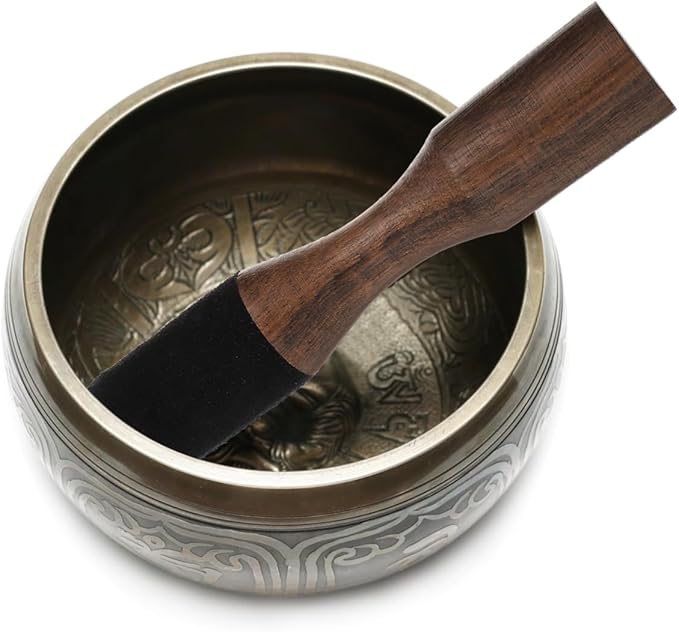 SUPVOX Singing Bowl Mallet 5.11 Inch Wooden Sound Bowl Stick for Meditation and Yoga Therapy Accessory with Durable Handle - Bloomnest