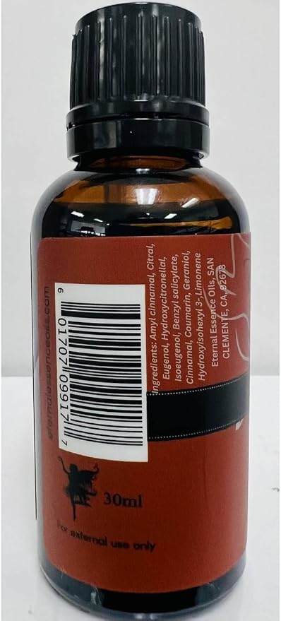 Eternal Essence Oils Sexy Cinnamon Clove 30ml Premium Fragrance Oil - for Candle, Soap Making, Aromatherapy, Diffusers, Home Care, & Humidifiers EternalEssenceOils