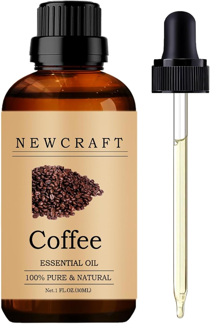 Coffee Essential Oils, 100% Pure and Natural Essential Oil for Aromatherapy Diffuser - Coffee/1 Fl Oz NewCraft