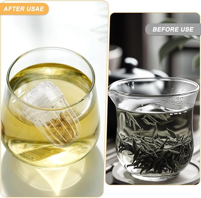3PCS Clear Fruit Infuser, Tea Infuser for Wide Mouth Bottles, Tea Strainer Tennis Ball Compatible with Stanley,Hydro Flask, Iron Flask,Takeya, - Bloomnest