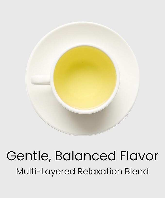 EZR Leaf Mint & Chamomile Herbal Tea 20 Pyramid Tea Bags 1.4 Once with Lemongrass Mint Leaves Caffeine Free Decaf Blend Natural Relaxing,Wellness Gift-Ready - Bloomnest